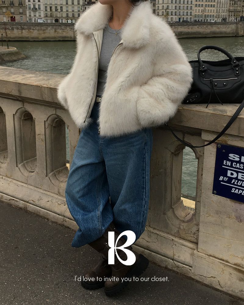 [ORIGINAL] Shelter Color Fur Jacket