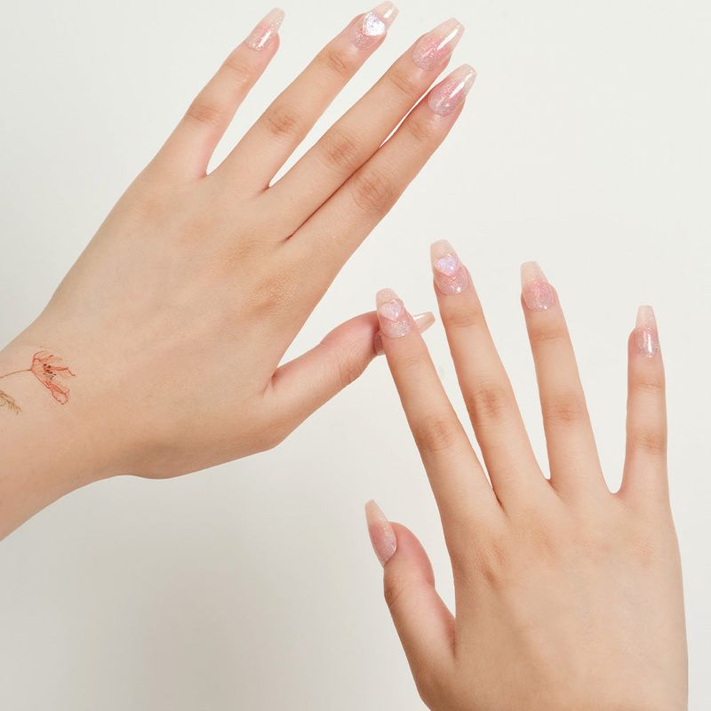 MUZMAK Reusable Nail Tip Paeony(Coffin)