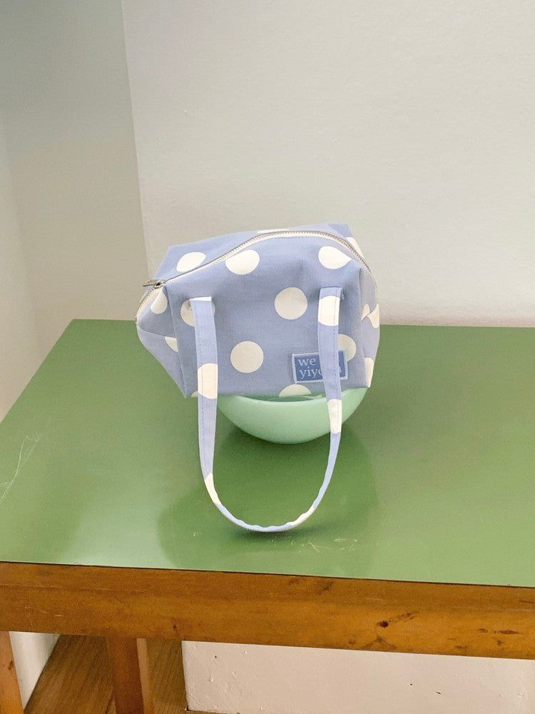 Handy pouch (babyblue dot)