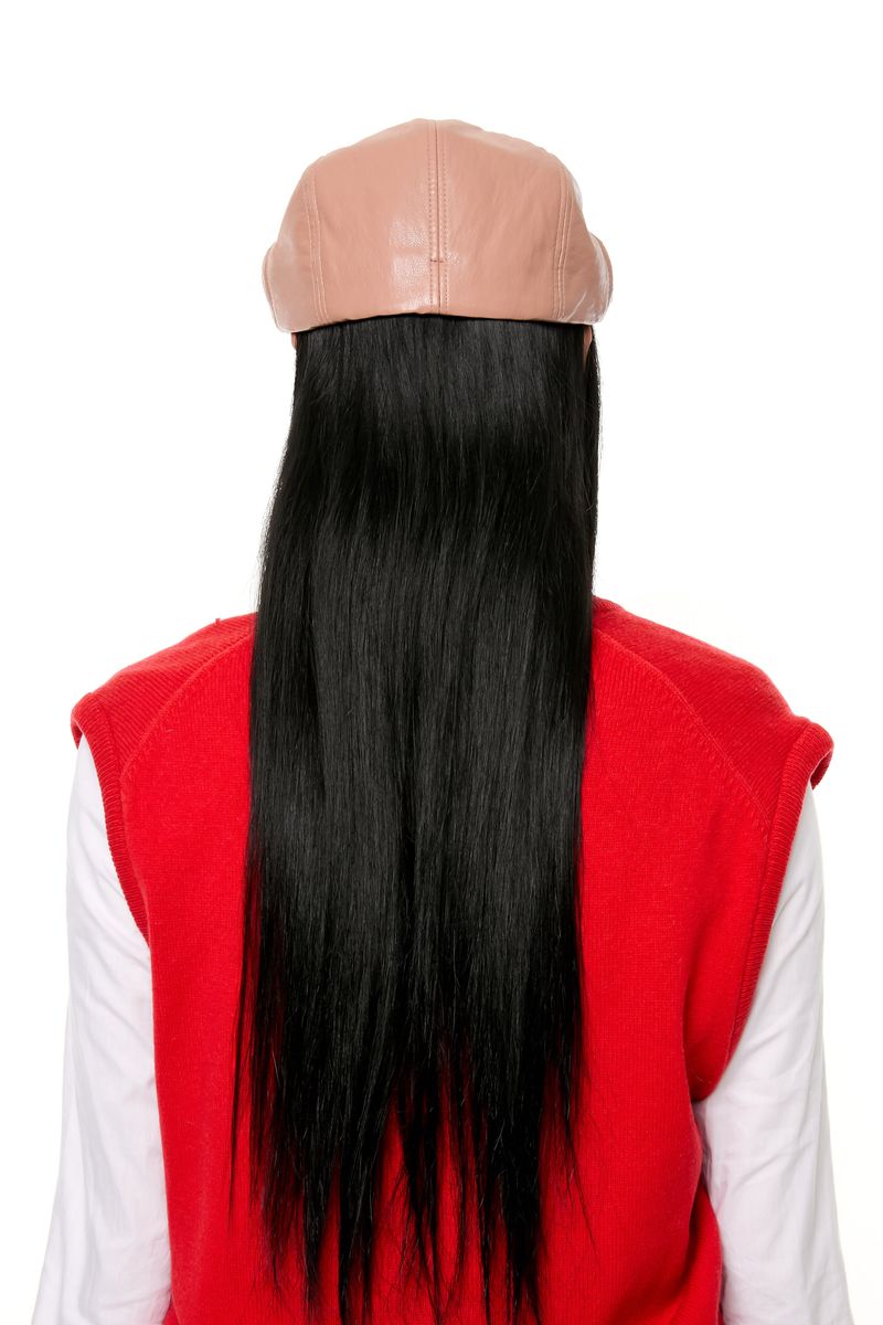 GLOSSY HUNTING CAP / PINK