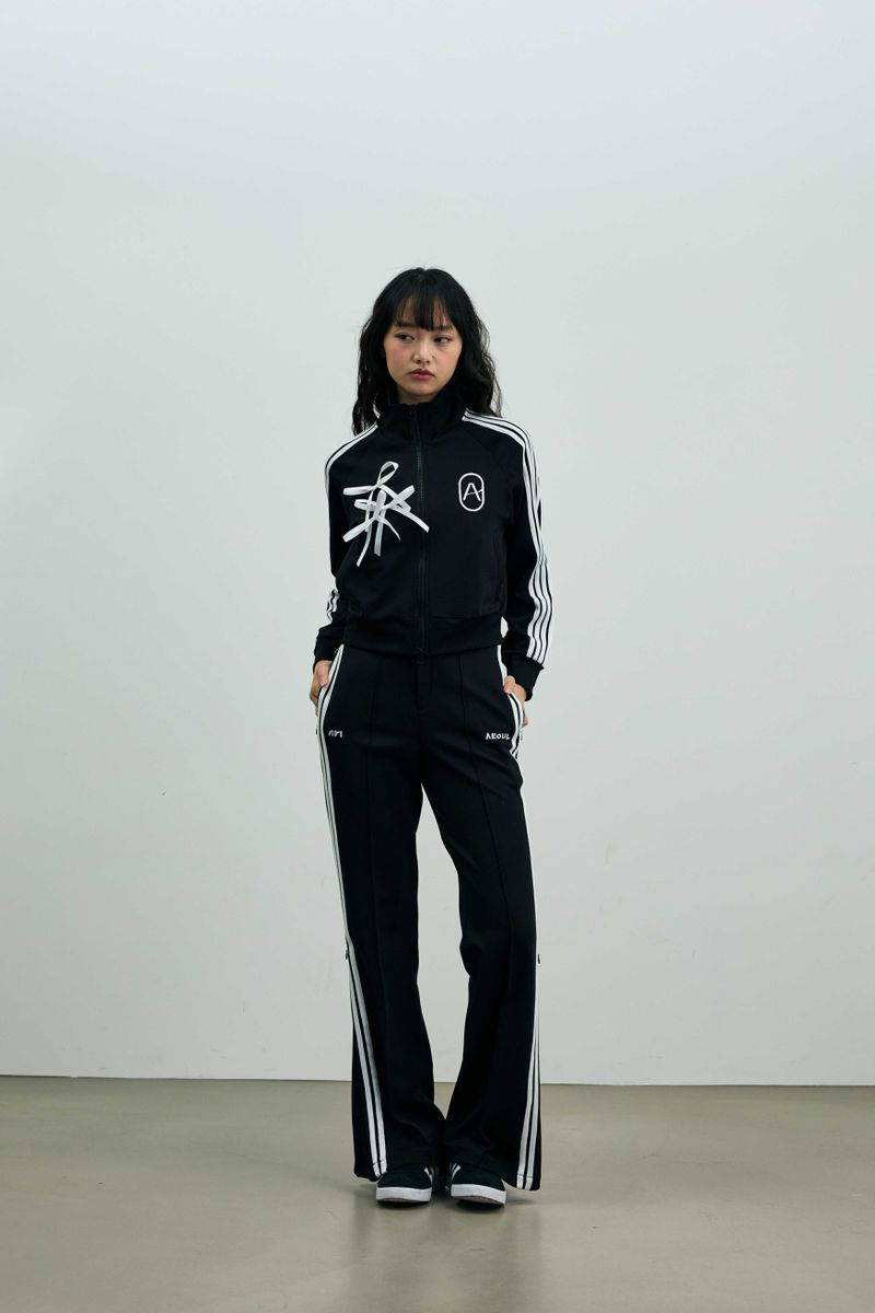 JOEL JERSEY TRACK PANTS / BLACK