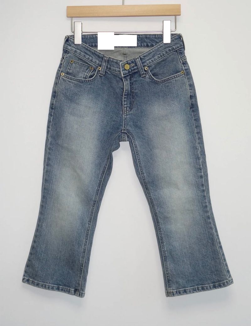 capri denim pants