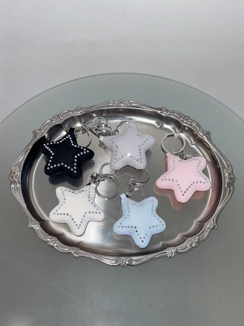 [MADE] Twinkle cushion keyring - star
