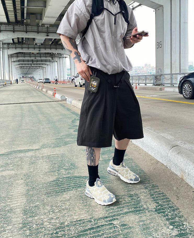No.0806 tuck bermuda SL SHORTS (3color)