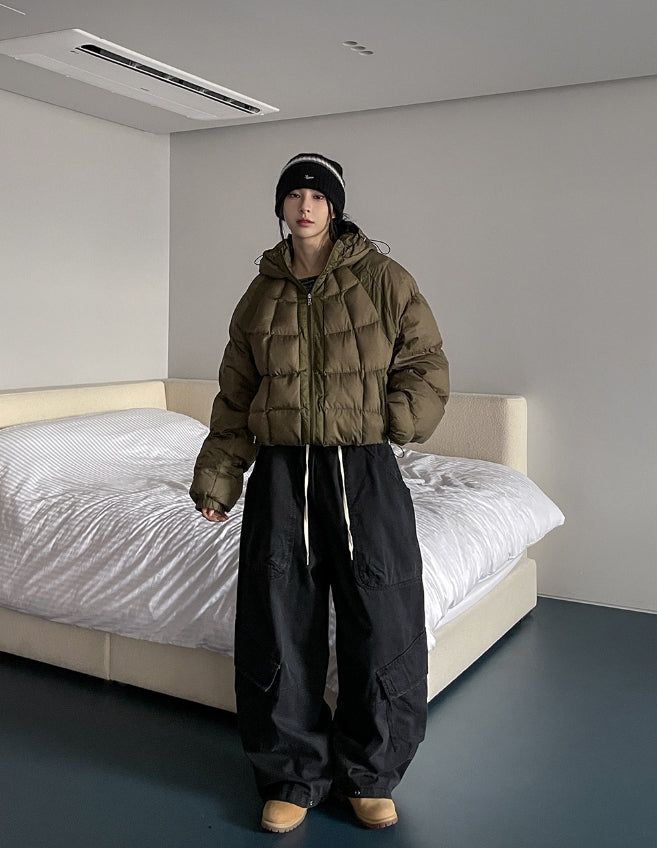 Noah Drop Square Hooded Padding