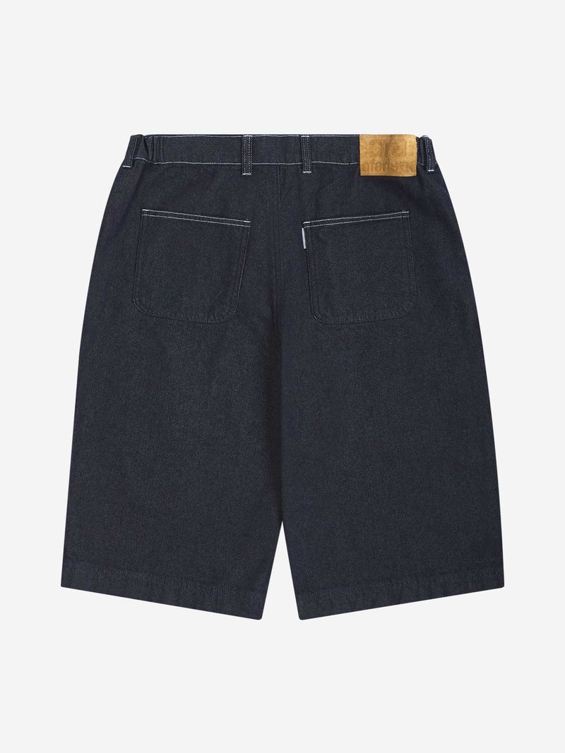 REGULAR WIDE WORK HALF PANTS (DENIM)