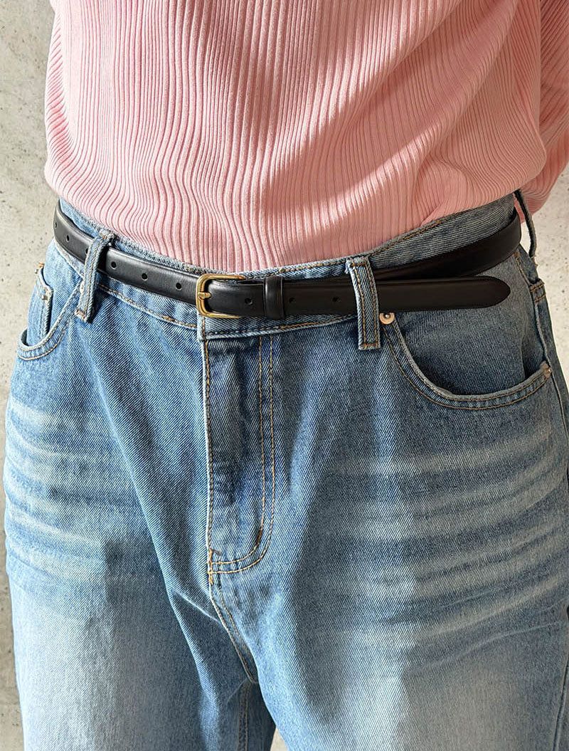 Irrregular rib slim long sleeves(5color)