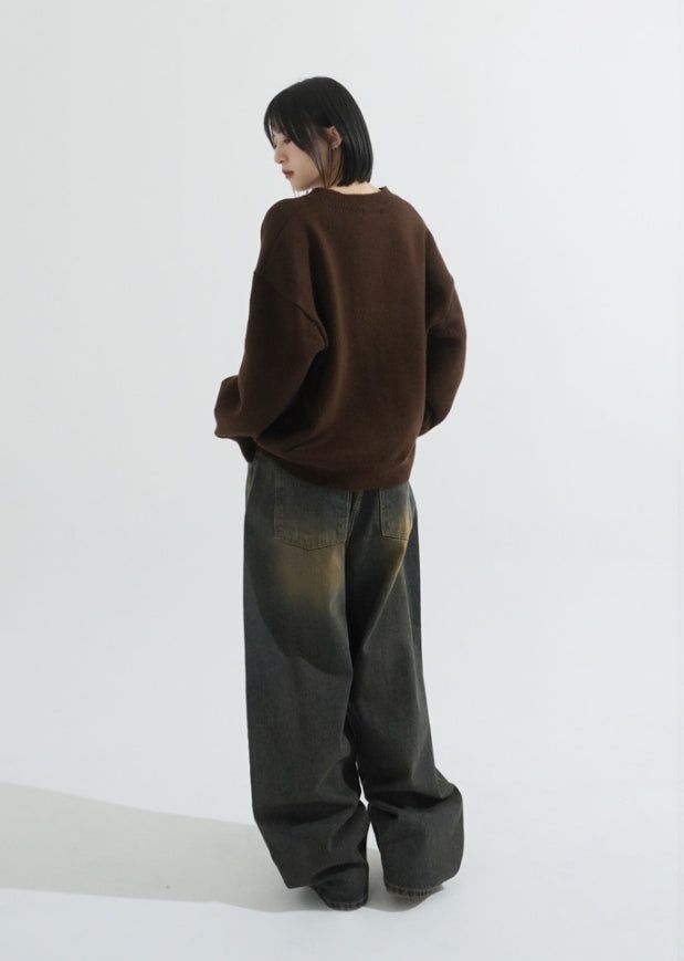 Barrow wool mix round knit