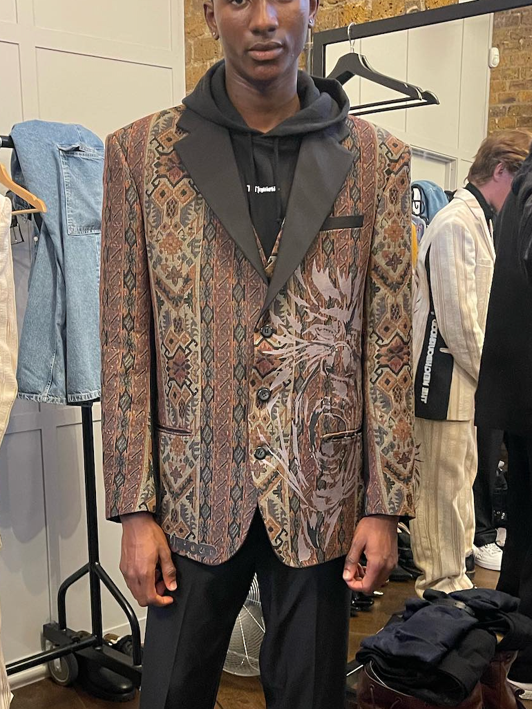 Rust Pattern Waistcoat