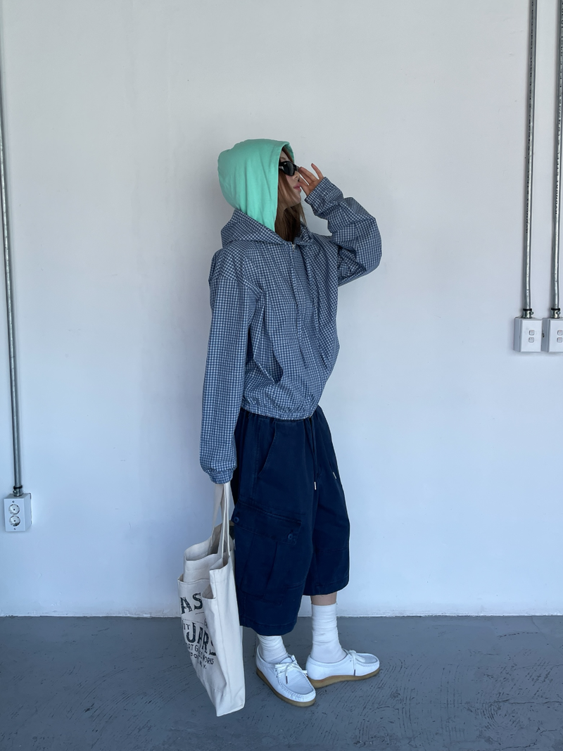 cut out layered hood T