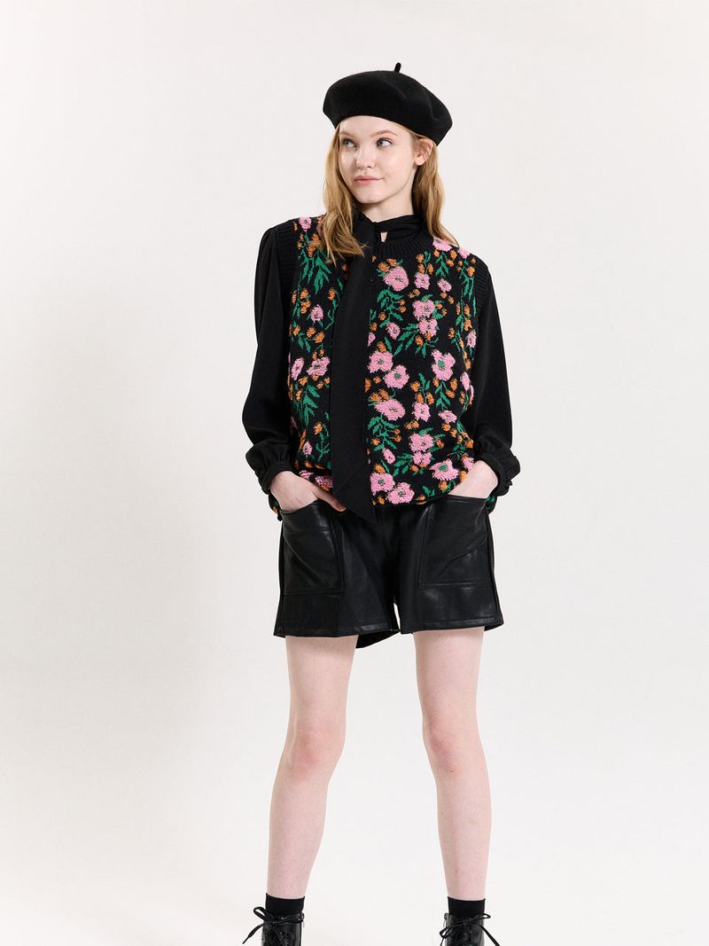 PUFF TIE BLOUSE