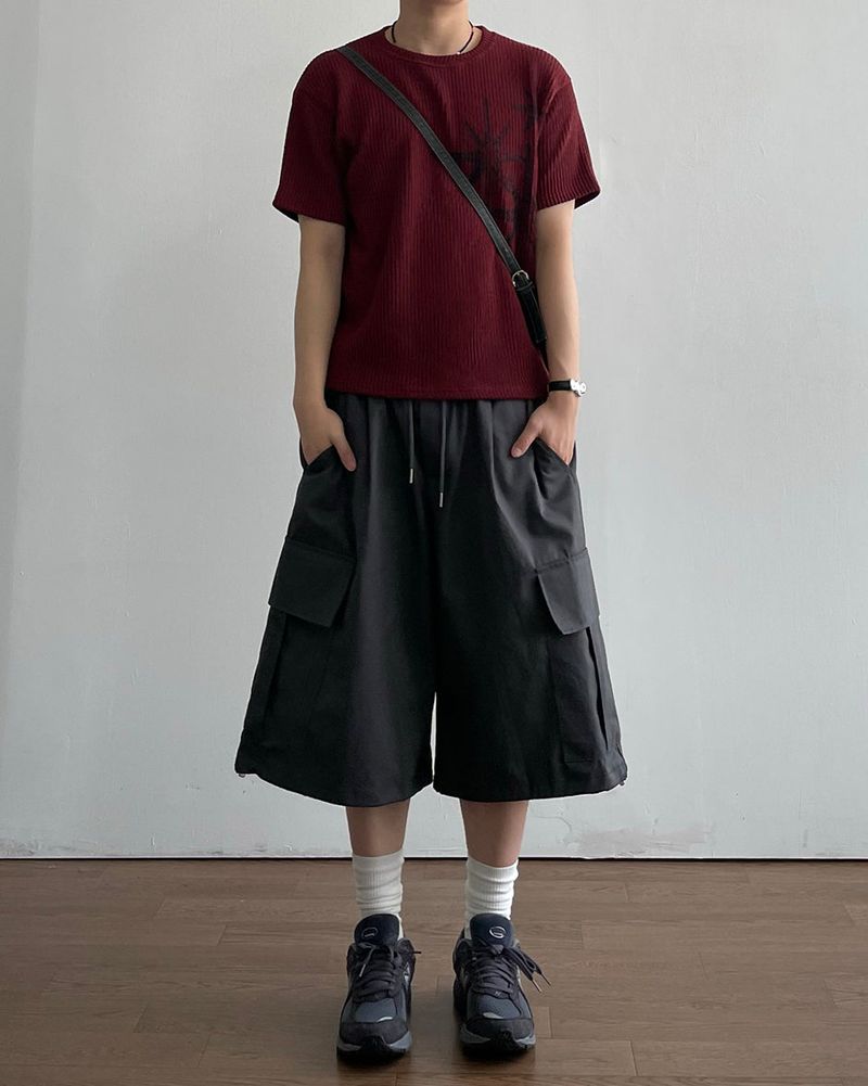 Bloom Crop Short Sleeve Knit