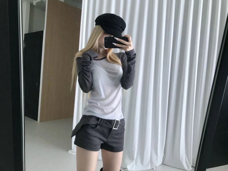 raglan off loose tee(5 color)