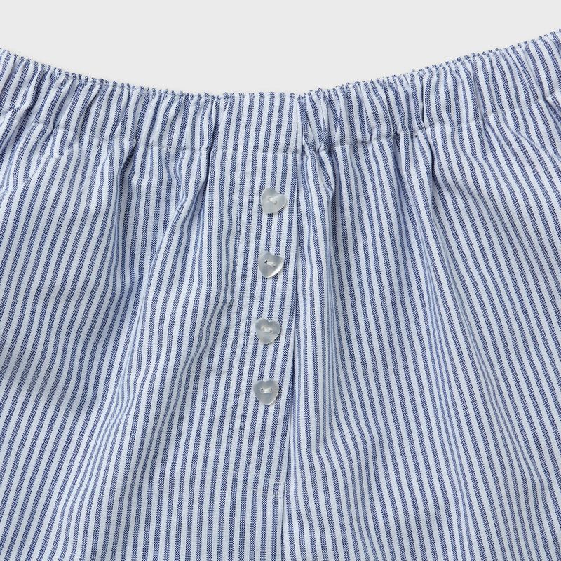 Stripe Lace Shorts (NAVY)