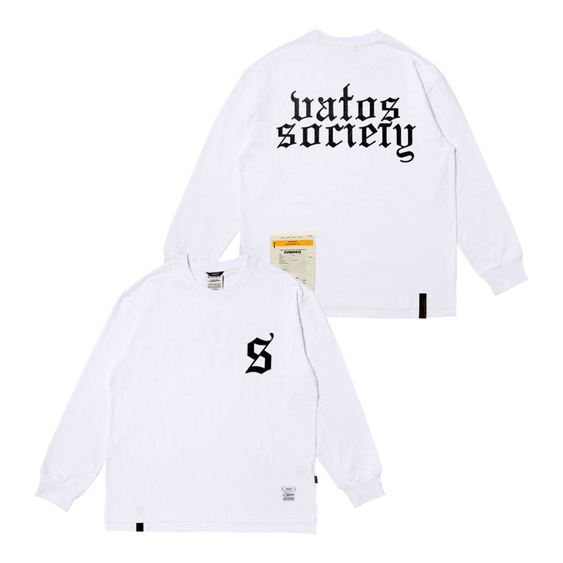 STIGMA(スティグマ)の「OLD LETTER OVERSIZED LONG SLEEVES T-SHIRTS BLACK / WHITE(Tops)」
