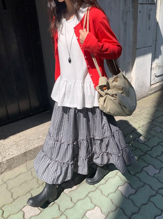 Sendo Diamond Embossed Cotton Shoulder Bag