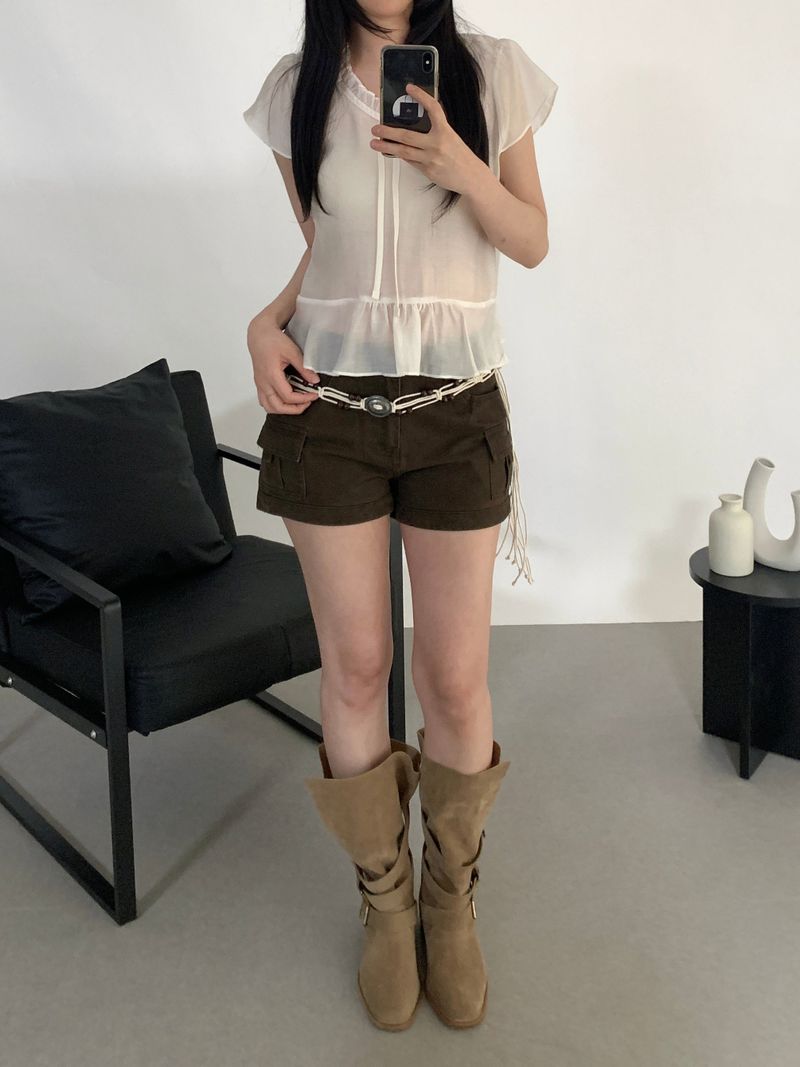 Monty Cargo Pocket Shorts