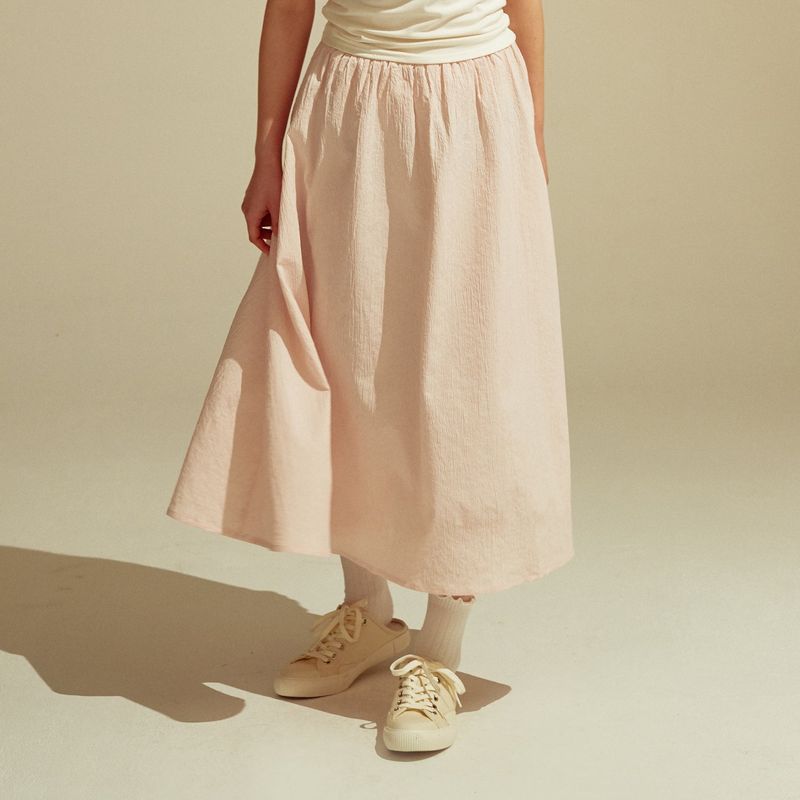 WaiKei(ワイケイ)の「WKG Smoked banding long skirt(Skirts)」
