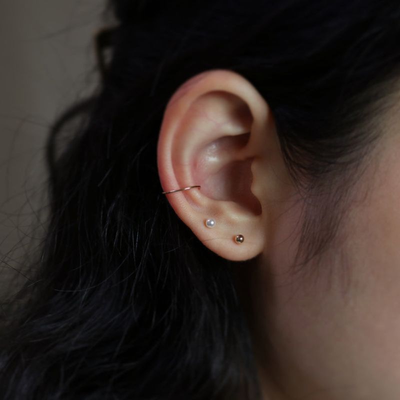 [single earcuff]14K GOLD-FILLED EARCUFF