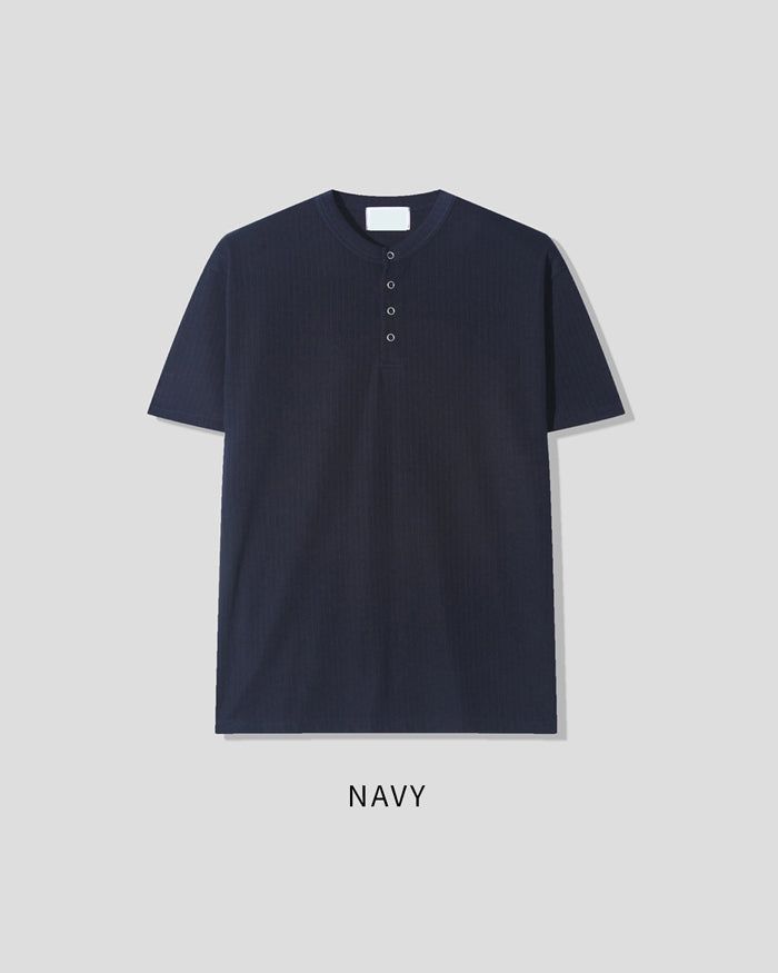 (M's) Allday Henley Neck T-shirt