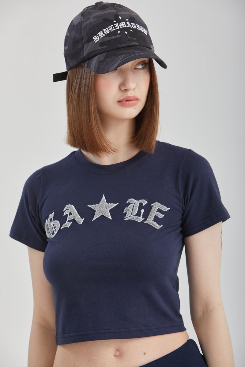 ブークレクロップドTシャツ