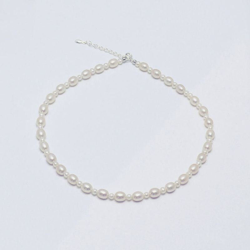 oval pearl necklace