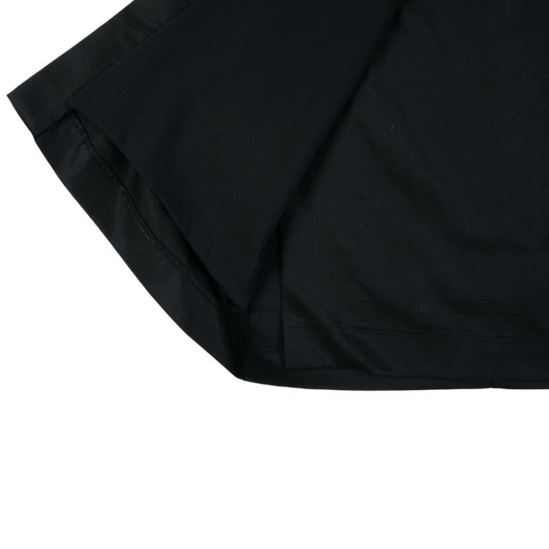 コットンラップスカート / COTTON WRAP SKIRT_BLACK