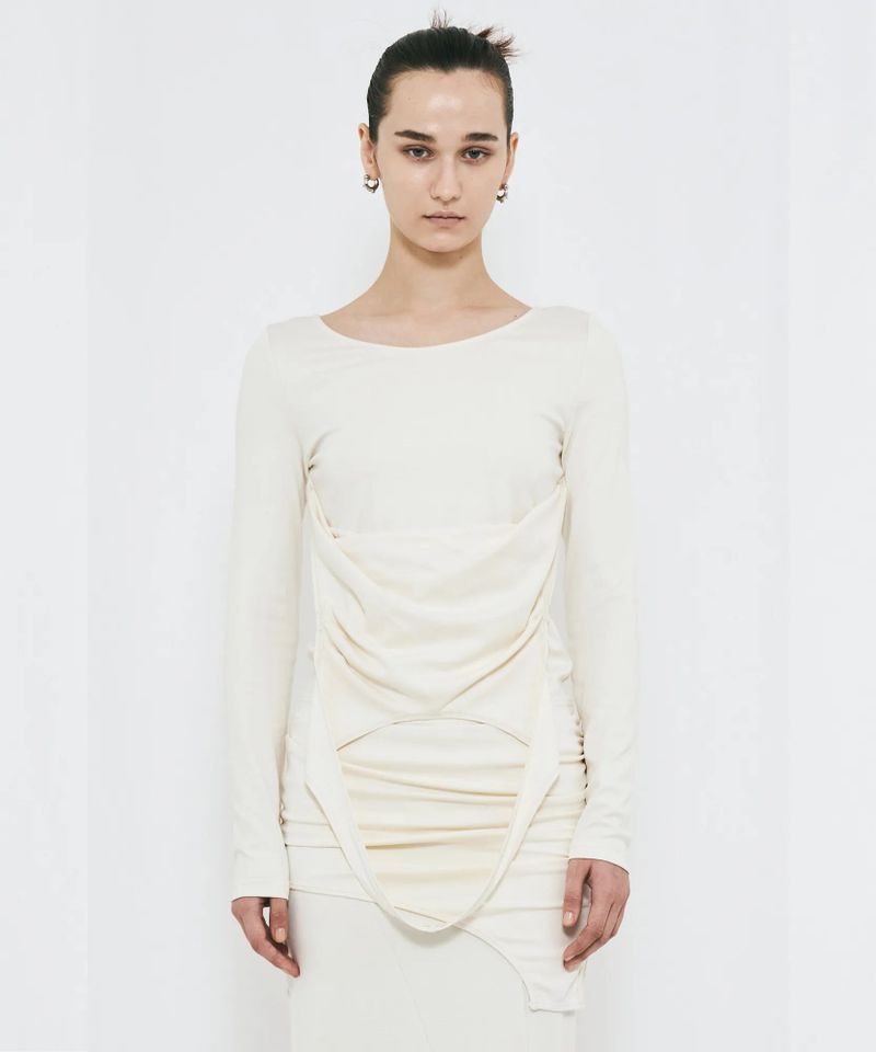 2WAY DRAPE LONG SLEEVE