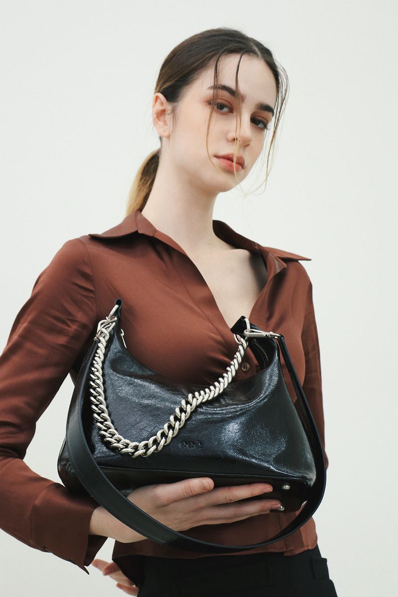 BOLD CHAIN CITY BAG_3COLORS