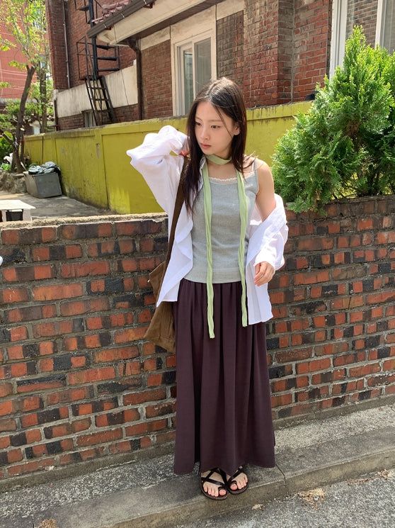 Muesli Basic Pocket Banding Skirt