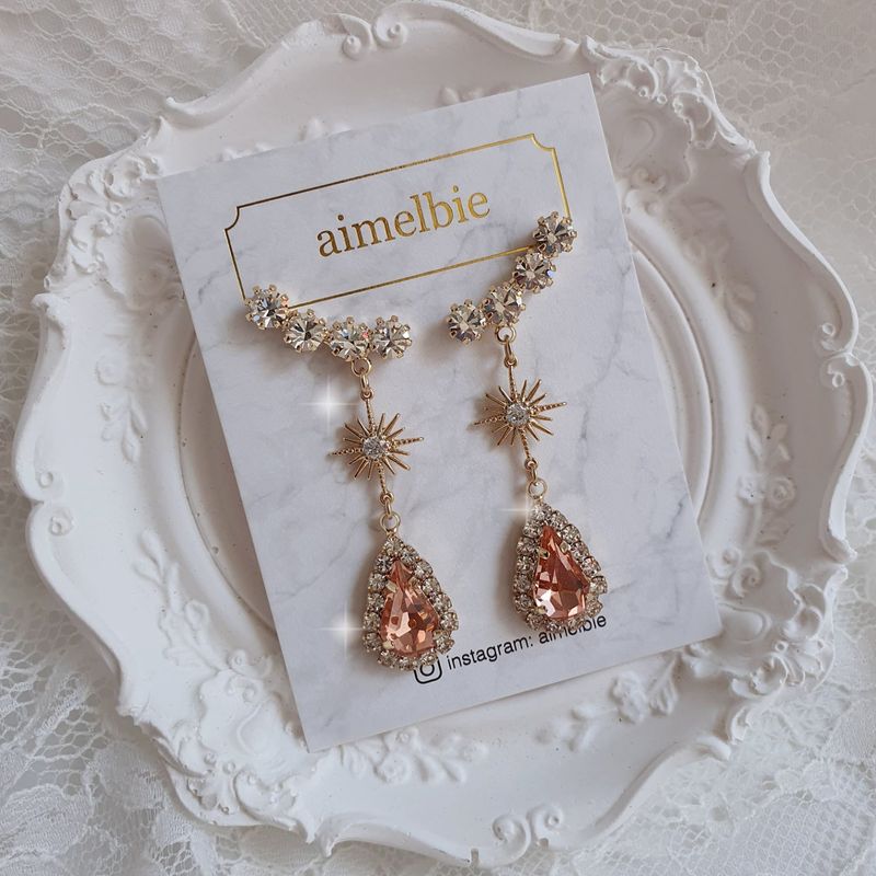 Stellar Elf Earring - Peach