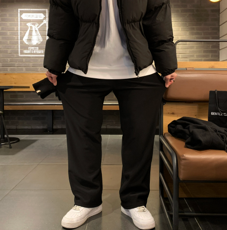 Wybird Winter Span Brushed Banding Wide Pants