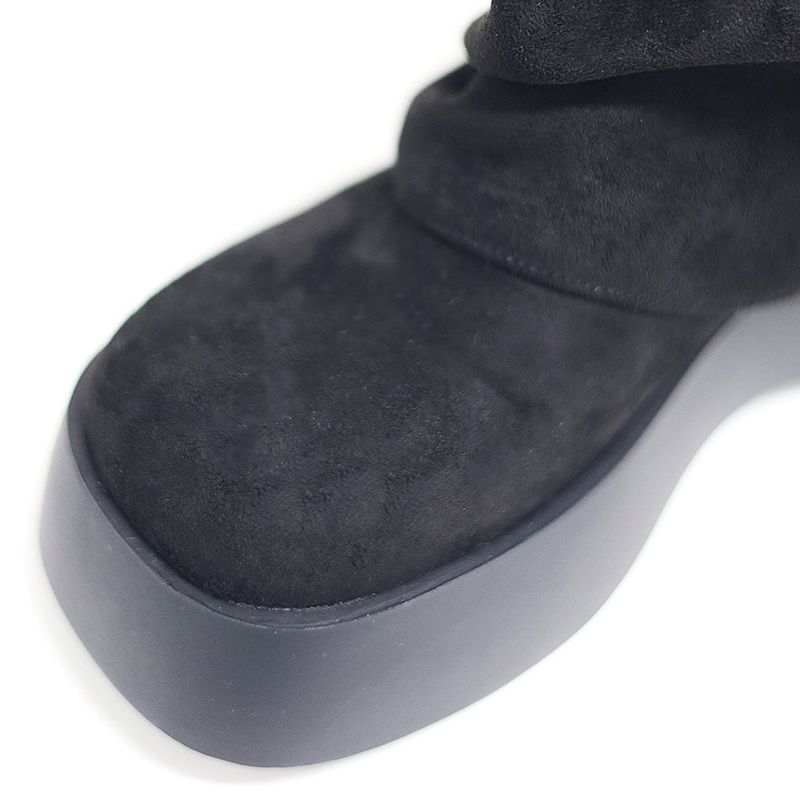 Benne Suede Chunky Heel Boots