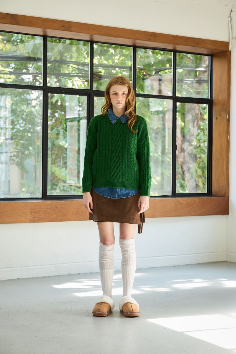 JUICY ROUND KNIT / GREEN