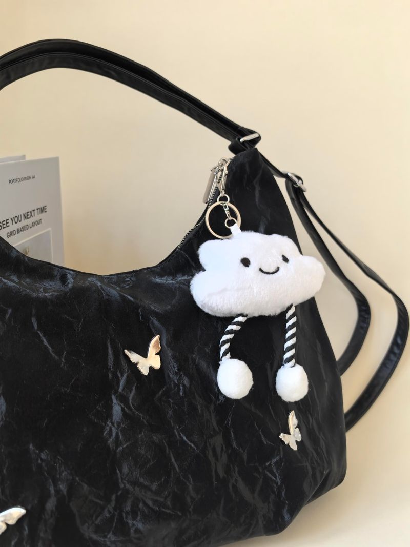 Cloud Doll Keyring Included Buttefly Plated Ribbon Balletcore bag