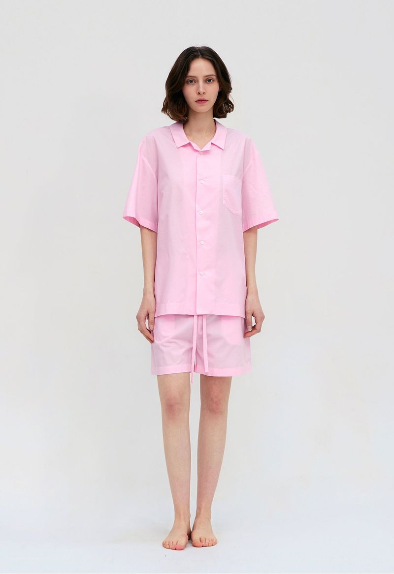 Stay Stripe Pajamas Short Set (3 Colors)