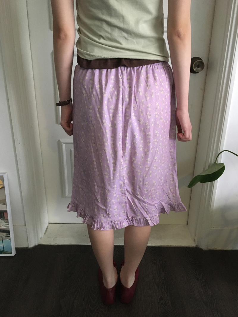 Merry Flower Frill Skirt (2color)