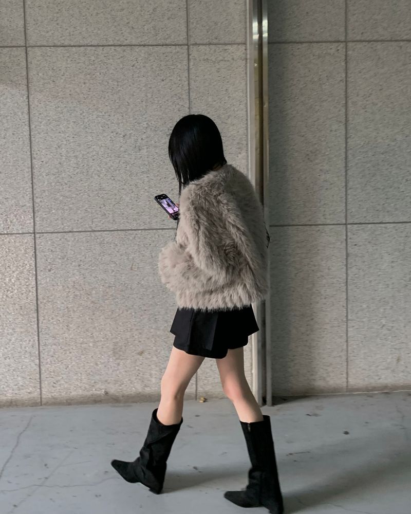 Pleated pants skirt