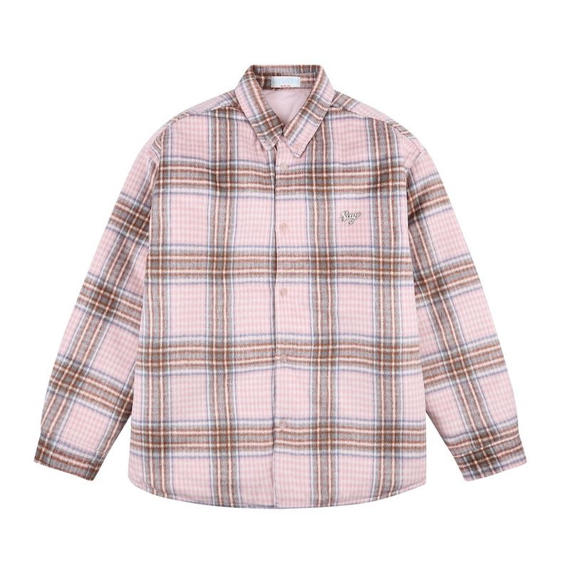 SAYSAYSAY(セイセイセイ)の「WOOL CHECK PUFFER SHIRTS(Jackets/Outerwear)」