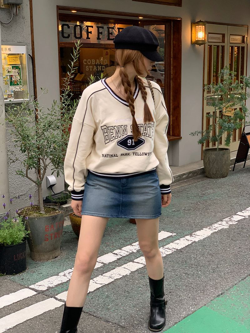 [MADE] Dune Y2K denim mini skirt