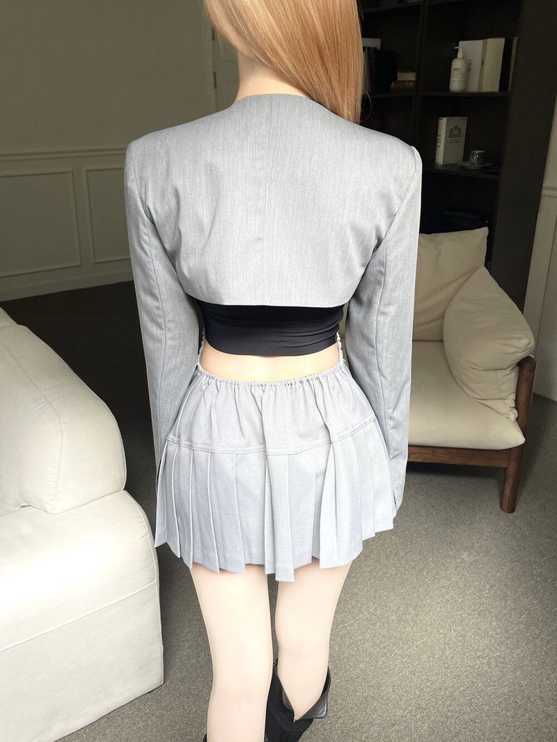 Bolero crop single jk (2color)