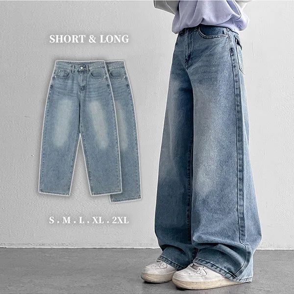 hijjoo（ハイチュー）の「Back Pocket Detail Cherry Denim Wide Pants (4 colors)（Pants）」
