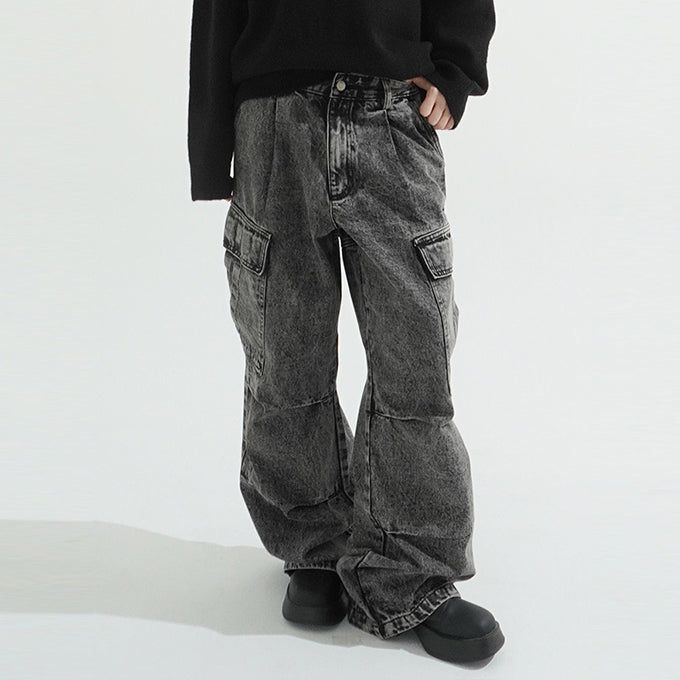 KIXI（キッシー）の「Ness pigment cargo denim pants（Pants）」