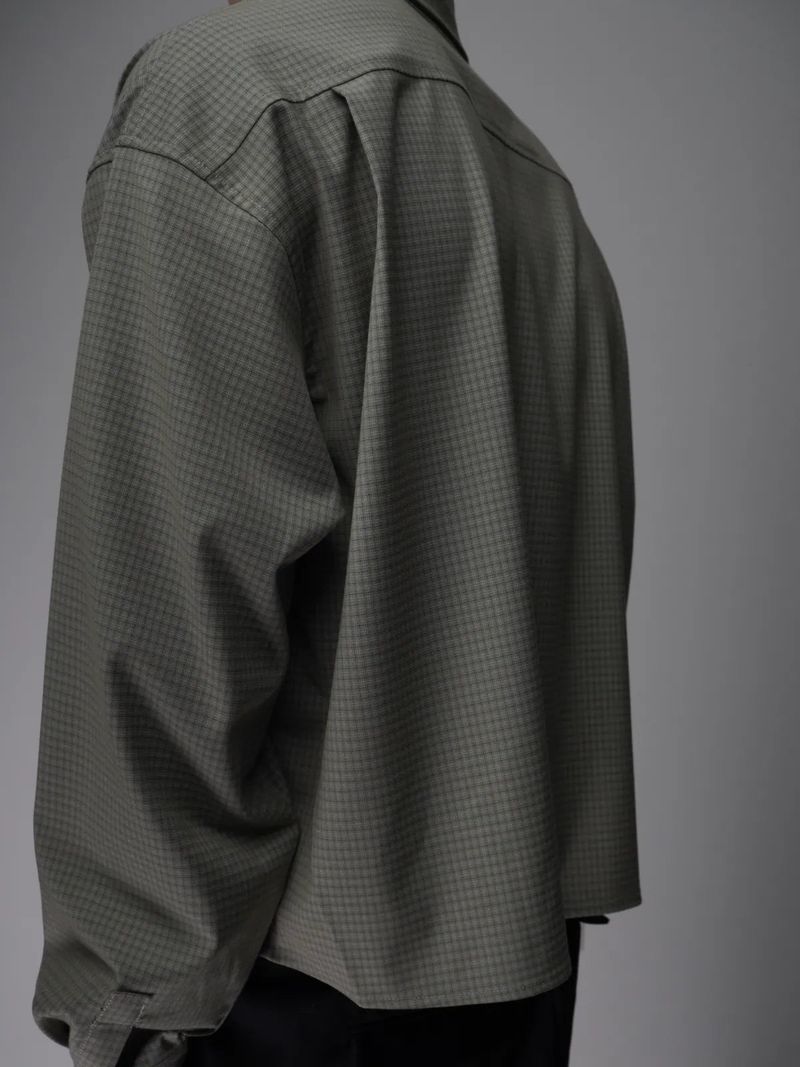 RB53 Boxy Micro-Check Shirt