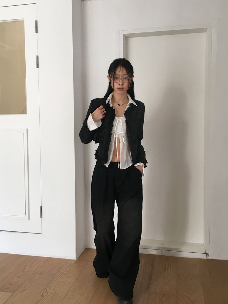 [MADE] Shado Fringe Hook Tweed Jacket