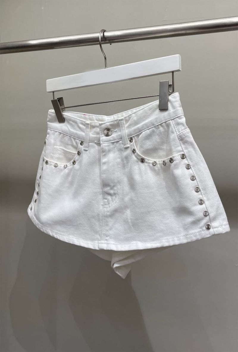 sunflower denim skpt(2 color)