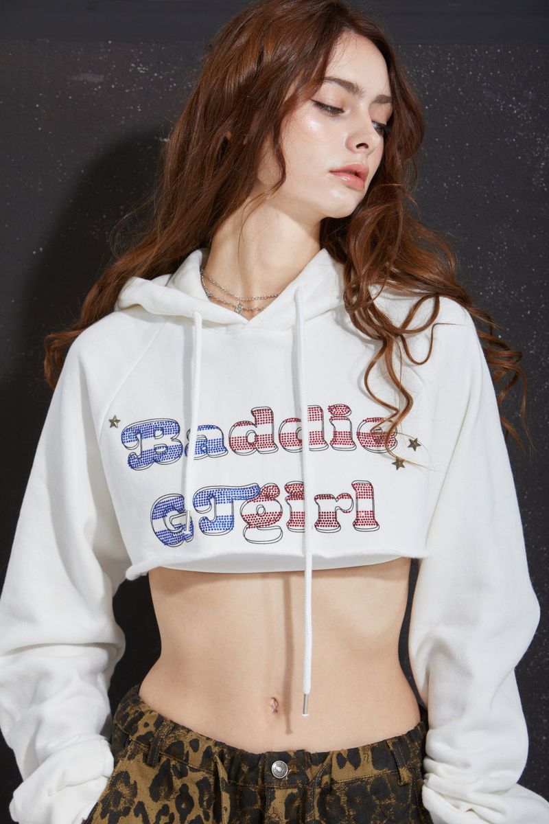 BADDIE CROPPED HOOD