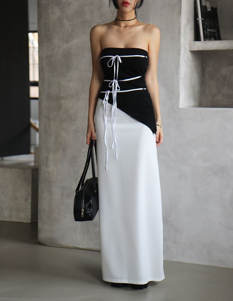 cover maxi long skirt