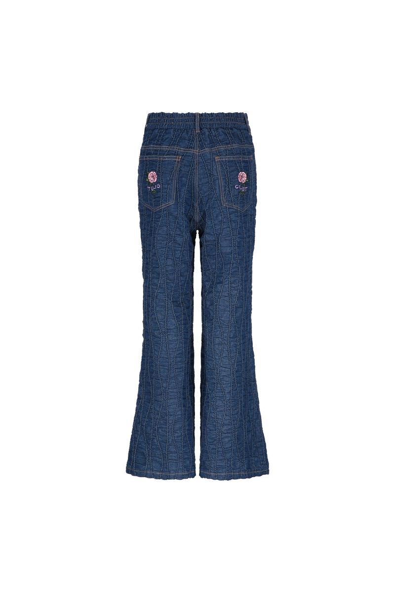 0 7 wave denim pants