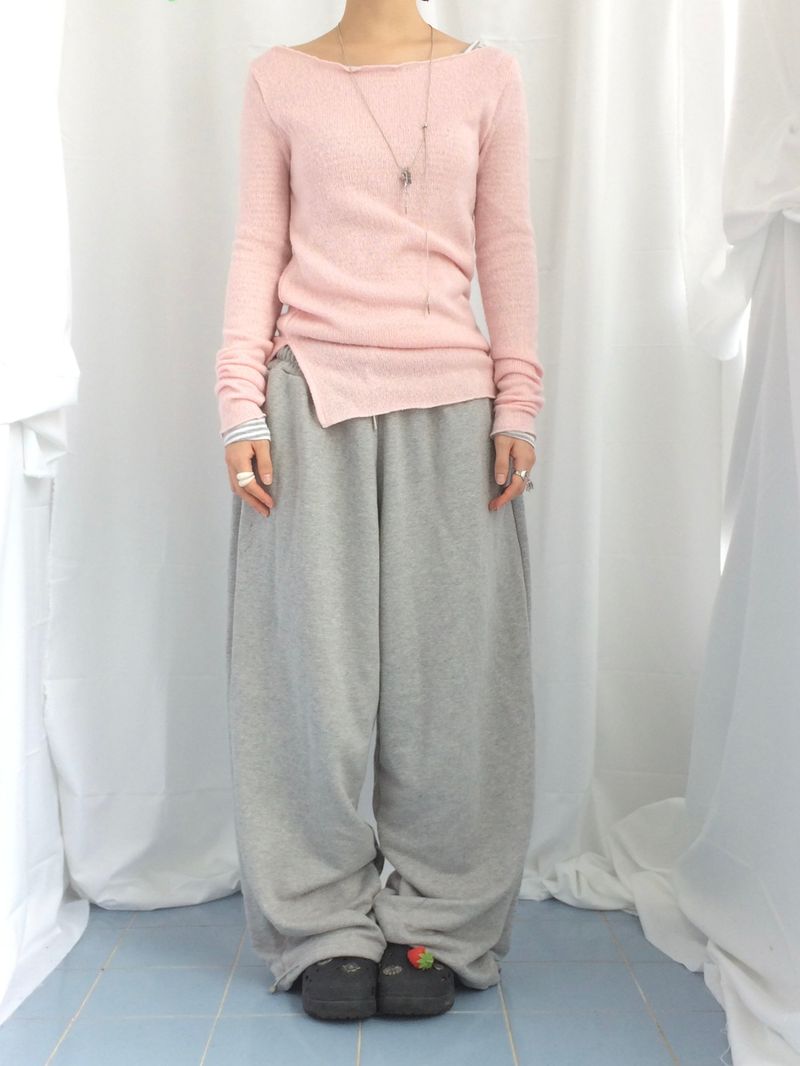 loose fit basic jogger pants